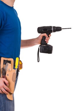 mavi yakalı işçi.