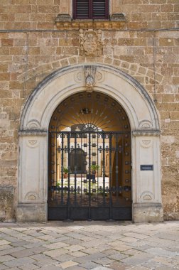 piskoposluk Sarayı. Ugento. Puglia. İtalya.