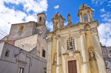 ss. cosma e damiano sığınak. Ugento. Puglia. İtalya.