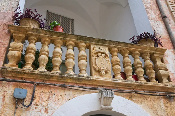 Palacio histórico. Ugento. Puglia. Italia . — Foto de Stock