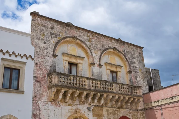 Palatul Manieri. Ugento. Puglia. Italia . — Fotografie, imagine de stoc