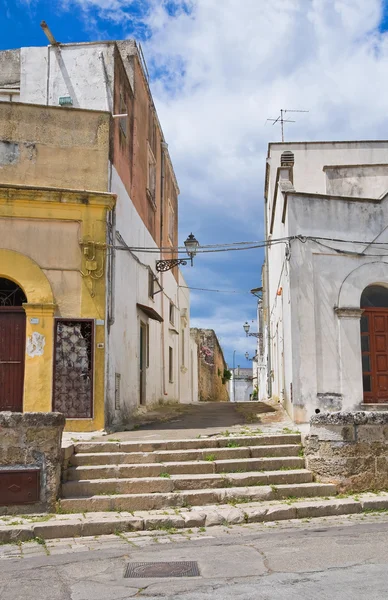 Uličky. Ugento. Puglia. Itálie. — Stock fotografie