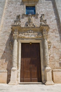 st. leucio Kilisesi. Felline. Puglia. İtalya.