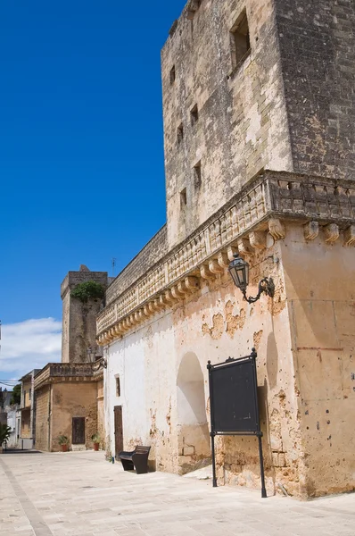 Slottet i felline. Puglia. Italien. — Stockfoto