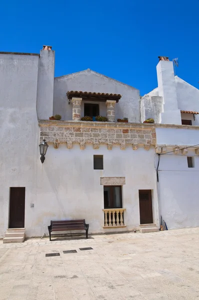 Uličky. Felline. Puglia. Itálie. — Stock fotografie