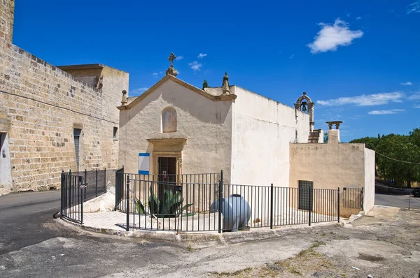 Church of Madonna del Curato. Ugento. Puglia. Italy. — Stock Photo, Image