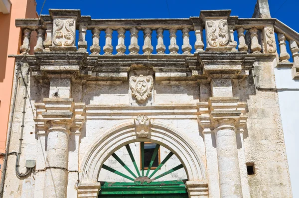 Palacio Romasi De Giorgi. Taurisano. Puglia. Italia . —  Fotos de Stock