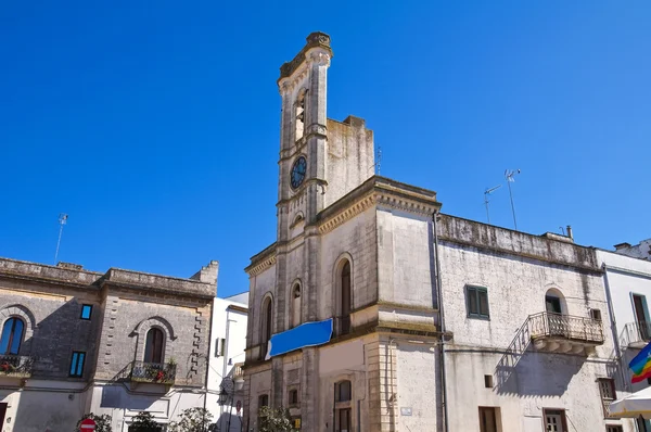 Saat Kulesi. alessano. Puglia. İtalya. — Stok fotoğraf