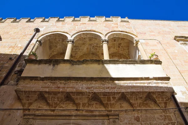 Palazzo storico. Alessano. Puglia. Italia . — Foto Stock