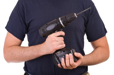 mavi yakalı işçi.