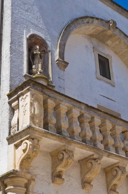 Balsamo Sarayı. Specchia. Puglia. İtalya.