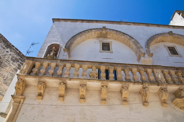 Balsamo palace. Specchia. Puglia. Olaszország. — Stock Fotó