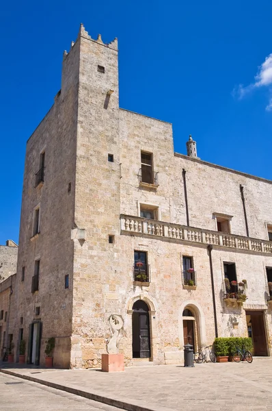 Palácio Risolo. Specchia. Puglia. Itália . — Fotografia de Stock