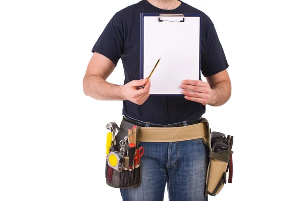 Blue collar worker. — Stock Photo, Image