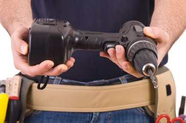 mavi yakalı işçi.