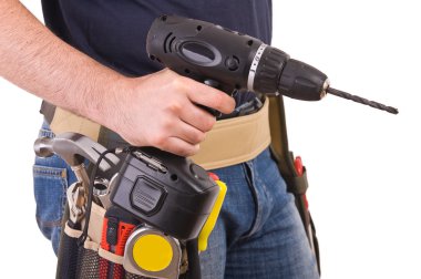 mavi yakalı işçi.