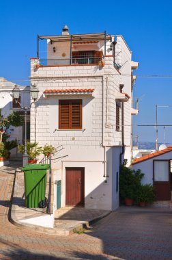 alleyway. Pisticci. Basilicata. İtalya.