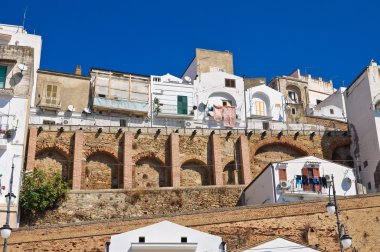 pisticci panoramik manzaralı. Basilicata. İtalya.