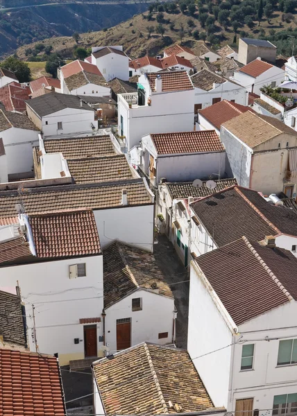 Vista panorámica de Pisticci. Basilicata. Italia . — Foto de Stock