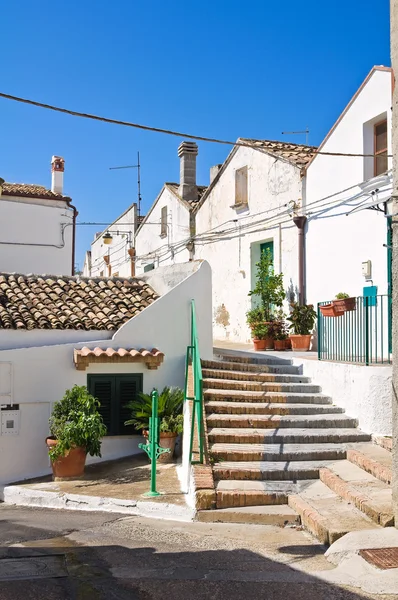 Une ruelle. Pisticci. Basilicate. Italie . — Photo