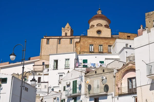 pisticci panoramik manzaralı. Basilicata. İtalya.
