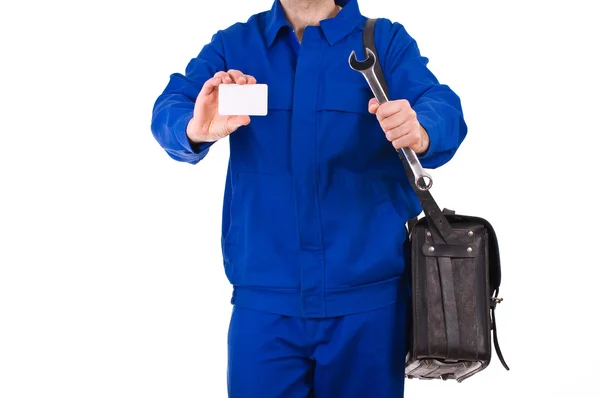 Blue collar worker. — Stock Photo, Image