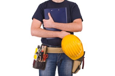 mavi yakalı işçi.