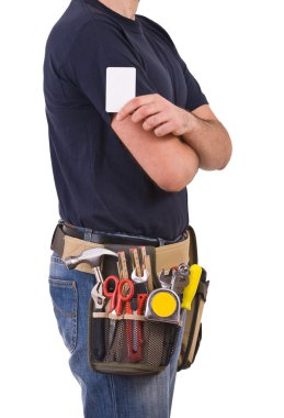 mavi yakalı işçi.