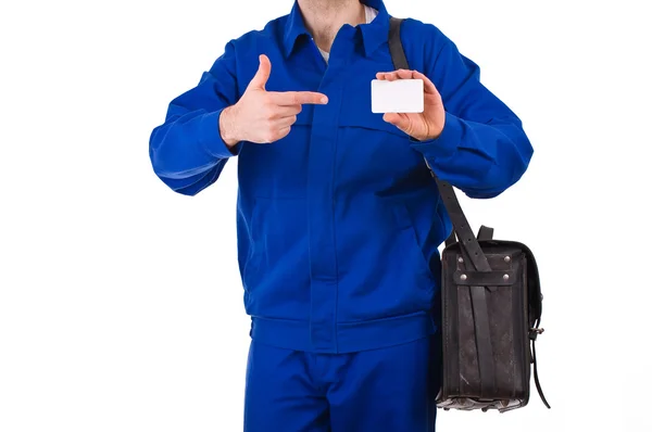 Blue collar worker. — Stock Photo, Image