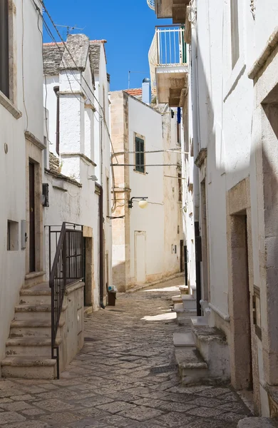 Steegje. Putignano. Puglia. Italië. — Stockfoto