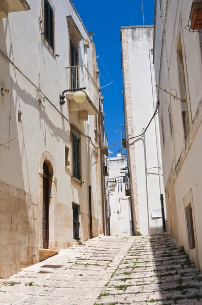 Uličky. Putignano. Puglia. Itálie. — Stock fotografie