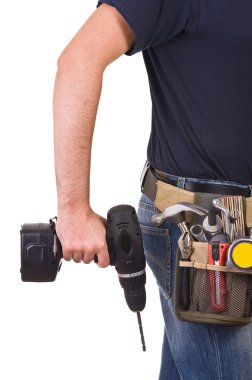 mavi yakalı işçi.