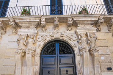 marrese Sarayı. Lecce. Puglia. İtalya.