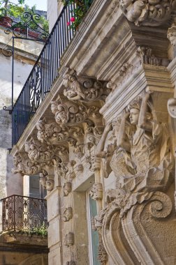 marrese Sarayı. Lecce. Puglia. İtalya.