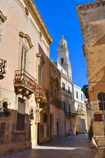 Para o beco. Lecce. Puglia. Itália . — Fotografia de Stock