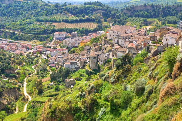 Vista panoramica di Tursi. Basilicata. Italia . — Foto Stock