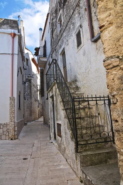 Steegje. Ischitella. Puglia. Italië. — Stockfoto