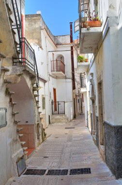 alleyway. Ischitella. Puglia. İtalya.