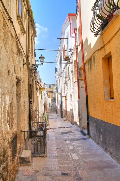 Para o beco. Ischitella. Puglia. Itália . — Fotografia de Stock