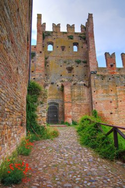 castell'arquato Kalesi. Emilia-Romagna. İtalya.