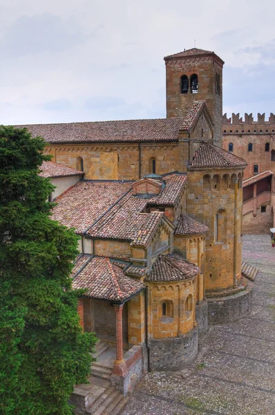 Vista panoramica di Castell'arquato. Emilia-Romagna. Italia . — Foto Stock