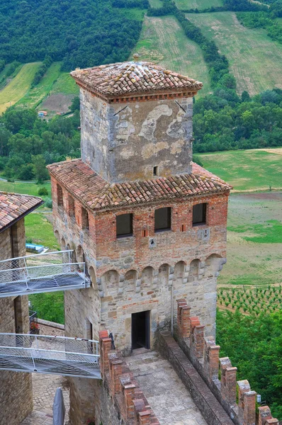 Vigoleno의 성입니다. 에밀리 아 로마 냐입니다. 이탈리아. — 스톡 사진