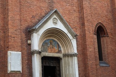 Aziz brigida Kilisesi. Piacenza. Emilia-Romagna. İtalya.