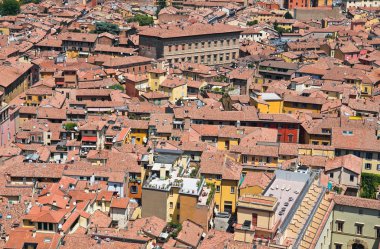 bologna panoramik manzaralı. Emilia-Romagna. İtalya.