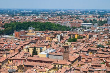 bologna panoramik manzaralı. Emilia-Romagna. İtalya.