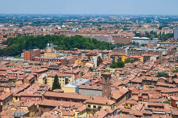 Panoramatický pohled z Bologni. Emilia-Romagna. Itálie. — Stock fotografie