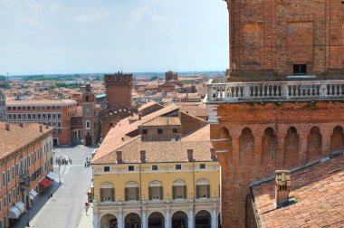 este castle. Ferrara. Emilia-Romagna. İtalya.