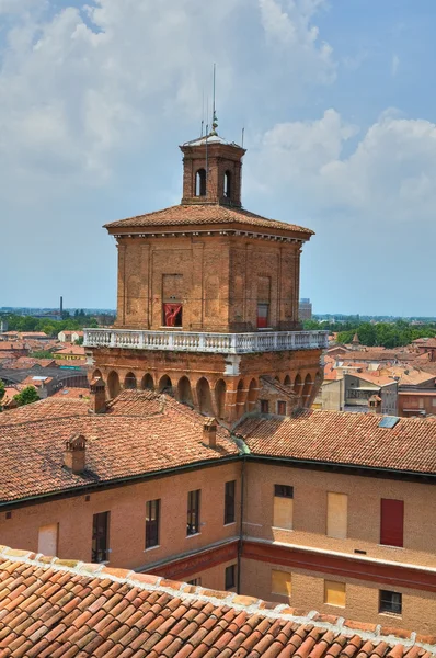 El Castillo Este. Ferrara. Emilia-Romaña. Italia . — Foto de Stock