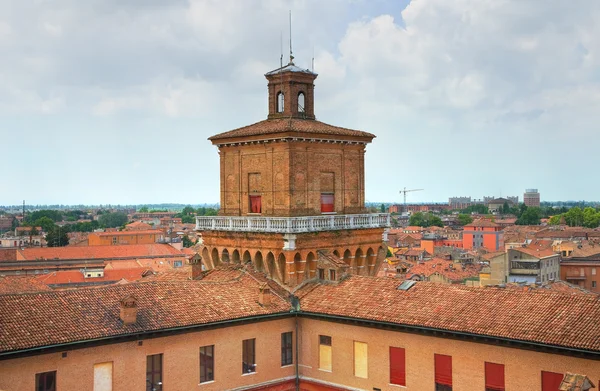 Este slottet. Ferrara. Emilia-Romagna. Italien. — Stockfoto