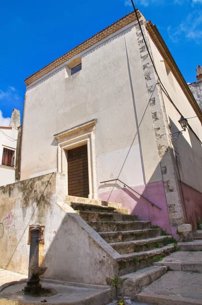 Historiska kyrka. Ischitella. Puglia. Italien. — Stockfoto